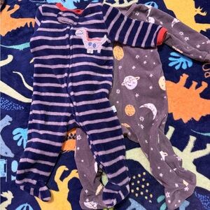 Gerber Blue and Pink Bodysuits Cozy One Pieces